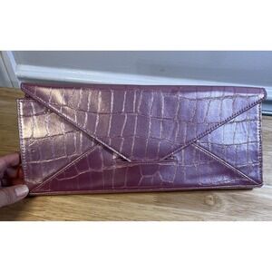 Pink Clutch Purse Handbag Evening Cocktail Party LULU‎ TOWNSEND
